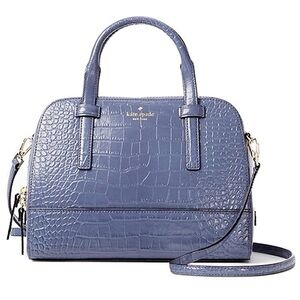 Kate Spade cornflower blue structured handbag